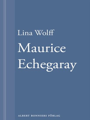 cover image of Maurice Echegaray